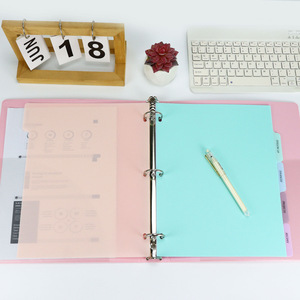 1.37 "185 Tấm Công suất chất kết dính chúng tôi thư Kích thước giấy tập tin thư mục máy tính xách tay ánh sáng màu thêm bền 3 vòng chất kết dính vòng - Product Image 2