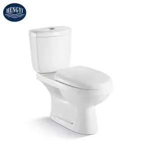 High Quality 2 Piece Toilet Cheap Hot Sale Sanitary Ware Bathroom WC Washdown Flush Twyford