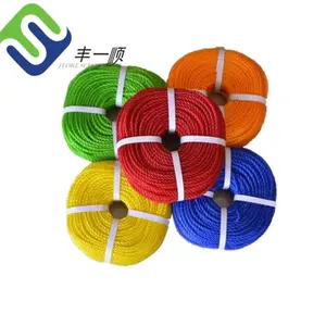 Multi Colors Twisted 2mm 3mm 4mm 5mm 6mm Polyethylene PE Fishing Rope 100m 200m 500m