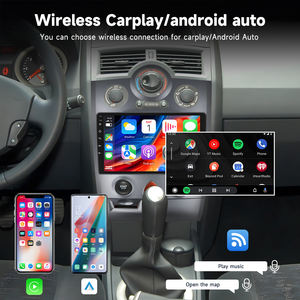 Podofo pour Renault <span class=keywords><strong>Megane</strong></span> 2 Export 2009-2014, autoradio Qualcomm 8 cœurs 9'' <span class=keywords><strong>4</strong></span>+64G, CarPlay/Android Auto sans fil, WiFi 4G, vente en gros - Product Image 2