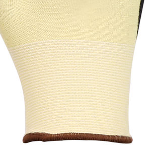 XINGYU grosir pabrik sarung tangan lapisan nitril Latin <span class=keywords><strong>Kevlar</strong></span> sarung tangan kerja busa asli hitam antiselip untuk konstruksi keselamatan - Product Image 5