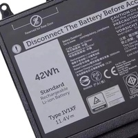 Batterie d'ordinateur portable 1V1XF pour Dell Latitude 5401 5410 5411 5501 5510 5511 Precision 3541 3551 P80F P98G 11.4V 42WH