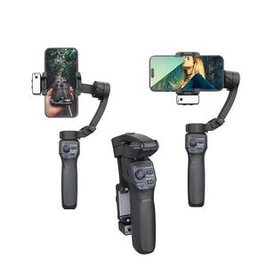 <span class=keywords><strong>Trépied</strong></span> Pliable F11 F12 3 Axes avec Suivi de Visage Automatique IA, Stabilisateur Gimbal Réglable à 360° pour Streaming TikTok - Product Image 2