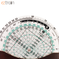 Cursos de aviación Pilotos CR3 Computadora de Vuelo Circular Gráfico WAC Plotter de navegación aérea