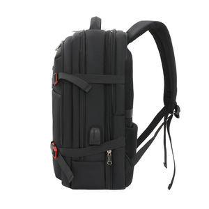 Borsa per Laptop Anti-caduta semplice impermeabile Multi-funzionale da uomo zaino da lavoro Anti-collisione realizzata principalmente con chiusura a cerniera Oxford - Product Image 4