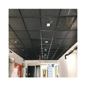 Il soffitto in metallo di alluminio 595x595mm si posa sul pannello a rete dello schermo