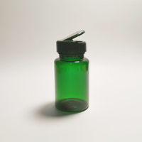 Bouteilles en plastique PET OEM à faible MOQ de 150 ml pour suppléments, pilules et vitamines, avec bouchon à clapet