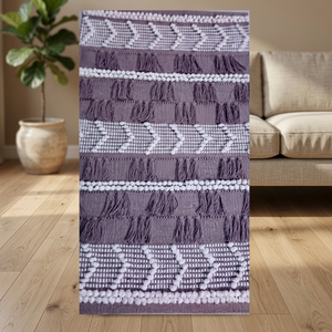 Moroccan <b>Boho</b> Reversible Cotton Runner <b>Rug</b> Handwoven Soft Durable Indoor Outdoor Floor Carpet Bohemian Style Home Decor - Product Image 3