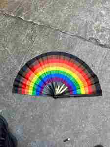 Large Reflective <b>Hand</b> <b>Fan</b> - Product Image 5