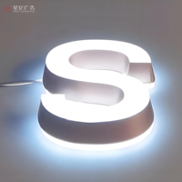 Lettres lumineuses LED miniatures personnalisées, signalétique publicitaire, signalétique intérieure et extérieure, image de l'entreprise, mur d'image