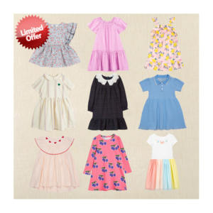 Festival del commercio 2025 Design personalizzato bambino vestito Casual di bambù Spandex traspirante abiti morbidi per le ragazze - Product Image 1