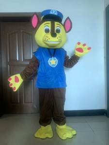 Venta al por mayor Tv & Movie Blue Paws Dog Patrol Chase Sky y Marshall Mascot Character Animal Dog Cosplay Puppy Patrol Mascot Costume - Product Image 3