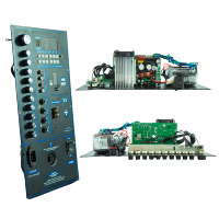 Carte d'amplification karaoké DSP FY-380F 200W AC220V DC12V avec ports USB 5.0, TF, AUX et FM