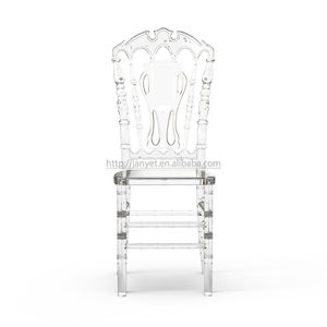 Commercio all'ingrosso a buon mercato knock giù acrilico corona di cristallo di cerimonia nuziale trasparente sillas <span class=keywords><strong>tifany</strong></span> - Product Image 2