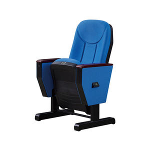 Chaises de théâtre 3D, bancs d'église, chaises rembourrées rouges confortables, empilables, pliantes, avec pieds en acier, pour la maison, le bureau, l'hôtel, le cinéma - Product Image 4