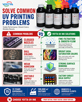 Encre UV dure et flexible pour tête d'impression Konica CMYK LC LM Blanc Vernis pour imprimante hybride et imprimante rouleau à rouleau