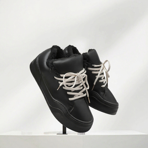 Botas de Nieve de Lujo Personalizadas para Hombre, con Plataforma, Estilo Slip-On, Suela de Goma, Forro de Algodón, Plantilla de EVA, para Verano/Invierno - Product Image 2