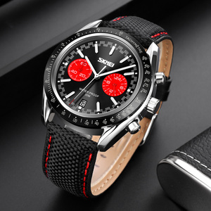 Relojes Deportivos de Lujo SKMEI para Hombre al por Mayor con Correa de Cuero Resistentes al Agua, Aceptan Modelo OEM <span class=keywords><strong>9292</strong></span> - Product Image 4