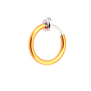 Vente en gros de boucles d'oreilles créoles à ressort non-percantes pour cartilage |   Anneaux de nez et de lèvres factices en acier inoxydable |   Multicolores et plusieurs tailles - Product Image 6