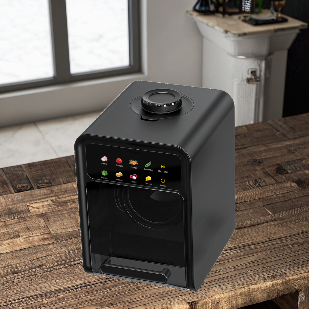 High Efficiency Commercial Electric Food Processor Digital Salad Maker with Vegetable Slicer and Plastic Shredding Features