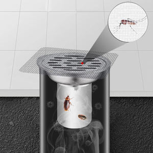 Wholesale Disposable Hair Drain Catcher Mesh Anti-blocking Filter Floor Drains <b>Sticker</b> Shower Cover <b>Kitchen</b> Bathroom Strainer - Product Image 3
