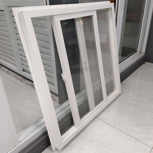 Phong cách Mỹ PVC trượt cửa sổ hai hoặc ba theo dõi với Nail Fin & lưới cho xây dựng dự án - Product Image 3