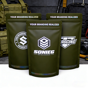 ถุงพลาสติก PE แบบมีซิปล็อคพิมพ์ลายตามสั่ง สำหรับใส่เค้กและอาหารเด็ก ป้องกันกลิ่น รีไซเคิลได้ ขนาด 3.5 กรัม แบบ Cali Pack ผลิตตามสั่ง - Product Image 3