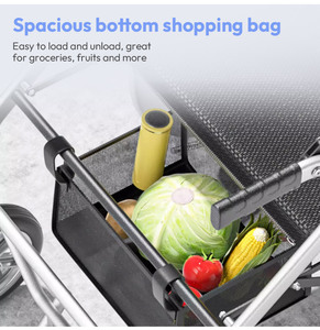 <span class=keywords><strong>Déambulateur</strong></span> Électrique Pliant pour Seniors avec Siège et Panier, <span class=keywords><strong>Fauteuil</strong></span> <span class=keywords><strong>Roulant</strong></span> Électrique à 4 Roues - Product Image 4