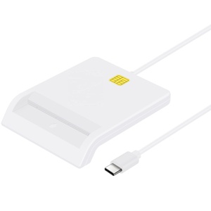 2 in 1 USB A/Type C Connector Card Reader Common <strong>Access</strong> CAC IC Chip Smart Card Reader(IOS7816 for IC Card Standard) - Product Image 2