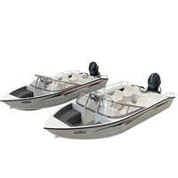 Perahu Cepat Aluminium Murah untuk Penyelamatan, Memancing, dan Wisata, Dilengkapi Motor dan Trailer Perahu Wisata, Perahu Memancing Ikan Mas