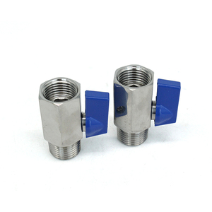 304 316 thép không gỉ mini bóng van 1/2 "NP BSP bóng van vít bóng van bspt nội bộ và bên ngoài chủ đề kết thúc - Product Image 5
