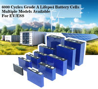 Sel Baterai LiFePO4 3.2V 280Ah Grade A, 6000 Siklus, Kapasitas 100%, Baterai LFP untuk Penyimpanan Energi Surya DIY, ESS, EV