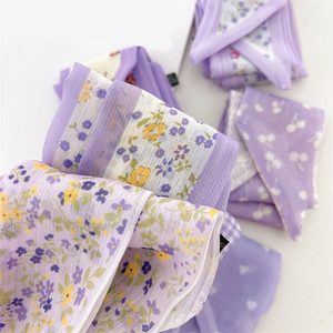 Pañuelo Cuadrado de Lana Morado de Primavera, Diadema con Cinta para el Cabello, Elegante y a la Moda para Mujeres Musulmanas - Product Image 3