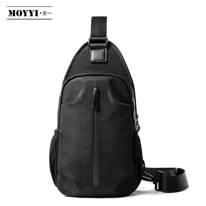 Custom Logo single Shoulder bag pack waterproof cross body Small Sling Bag Travel backpack Nylon sports chest bag men