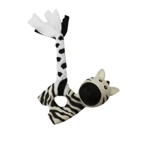 dog toys 2024 braid zebra Safety latex pet toys Customized wholesale interactive pet toys