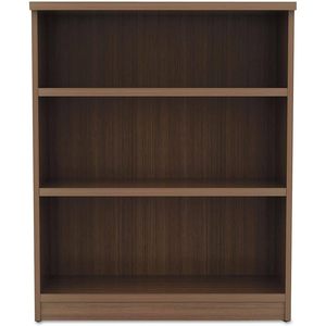 Bibliothèque moderne à quatre étagères en noyer de la série Alera Valencia, 31 3/4 po de largeur x 14 po de profondeur x 55 po de hauteur, design minimaliste pour bureau à domicile ou chambre à coucher - Product Image 5
