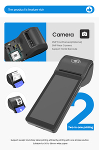 RAKINDA Android RK25 Terminal Punto de Venta Portátil Todo en Uno, Biométrico, Inteligente, con Facturación, 4G, NFC - Product Image 5