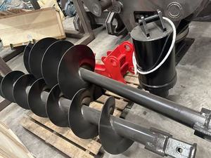 Acessório de Broca para Escavadora de 1-30 Toneladas - Broca de Solo Motorizada em Aço Liga para Construção e Agricultura, Garantia de 1 Ano - Product Image 5