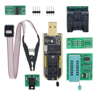Programador USB CH341A CH341B para EEPROM BIOS, Grabador de Memoria Flash SPI Serie 24 25 con Clip de Prueba SOIC8 SOP8