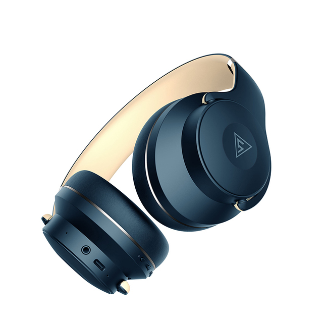 DOQAUS Technology Design Headphones Mobile Studio Wireless Headband Headphones With Speaker for Jogging