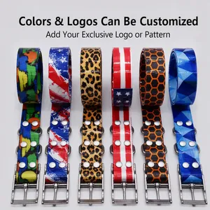Solid Color TPU Dog <b>Collars</b> Adjustable Buckle Closure for Small Medium Large Dogs All Seasons Simple Style Red Green Blue Orange - Product Image 6