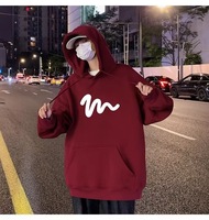 350GSM personnalisé poids lourd Hip Hop couleur unie surdimensionné mode sweats à capuche coupe ample épais lourd conception unie sweat à capuche de qualité supérieure