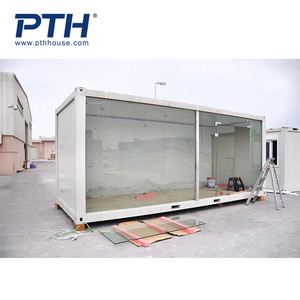 Raam Glazen Muur Prefab Modulaire Winkel Container Huis - Product Image 1