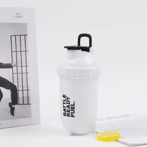 Hoge Kwaliteit Custom Logo Fitness Gym Sport Bpa Gratis Gerecycled Pp Plastic Proteïne Shaker Fles