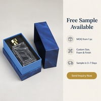 Boîte cadeau rigide personnalisée pour parfums et cosmétiques, avec couvercle et base en deux parties, insert en mousse personnalisé, vente en gros directe d'usine