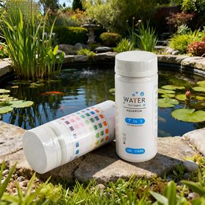 케이프 <span class=keywords><strong>7</strong></span> in 1 수족관 어항 테스트 스트립 담수 및 소금물을위한 수족관 물 테스트 키트 - Product Image 1