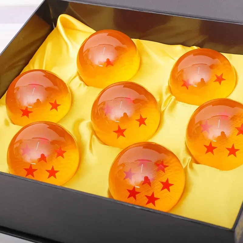 DOULUO Venta al por mayor 3,5 cm 7 pcs/set 7 Dragon Balls Resina Bola de cristal GOKU Dragon Esferas