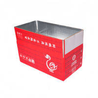 Boîte isolée imperméable avec doublure en feuille d'aluminium de 5 mm, pliable, pour usage commercial et industriel
