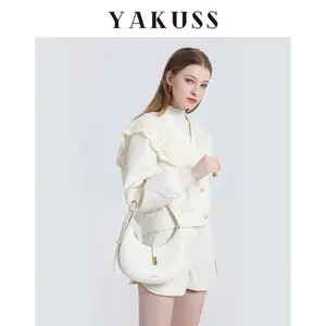 Yakuss T314 Manufacturer Stylish Unique Womens Shoulder Bags Handbags Soft High Quality Leather Wholesale Ladies Hobo Bags