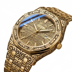 Relojes de Oro para Hombre Marca ONOLA Reloj de Pulsera de Negocios Resistente al Agua Relojes de Lujo para Hombre Relojes de Cuarzo al por Mayor para Hombre ON3812 - Product Image 6
